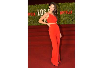 Micaela Riera, la joven actriz de Atrapa un Ladron, apostó al rojo para la ocasión