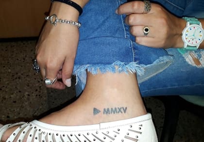 Micaela Suárez se tatuó en homenaje a Macri