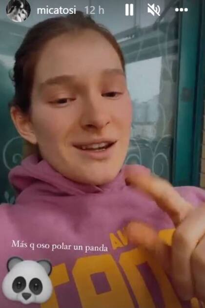 Micaela Tosi comparte en sus historias de Instagram cómo pasa la vida cotidiana en su confinamiento en la ciudad de Shanghai