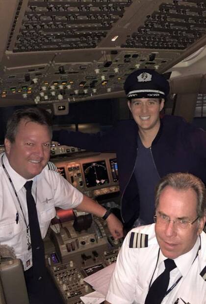 Michael Bublé en la cabina