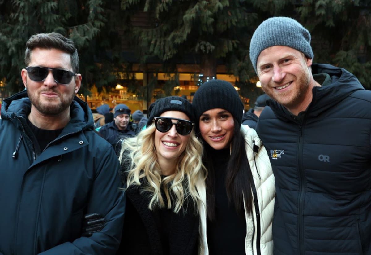 Luisana Lopilato y Michael Bublé se tomaron “un día de novios” y compartieron una tarde con el príncipe Harry y Meghan Markle