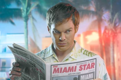 Michael C. Hall en el papel de Dexter.