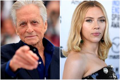 Michael Douglas y Scarlett Johansonn