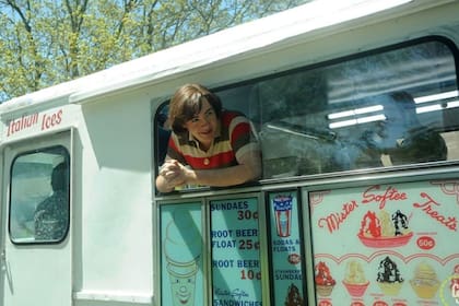 Michael Gandolfini, en una escena de Los santos de la mafia