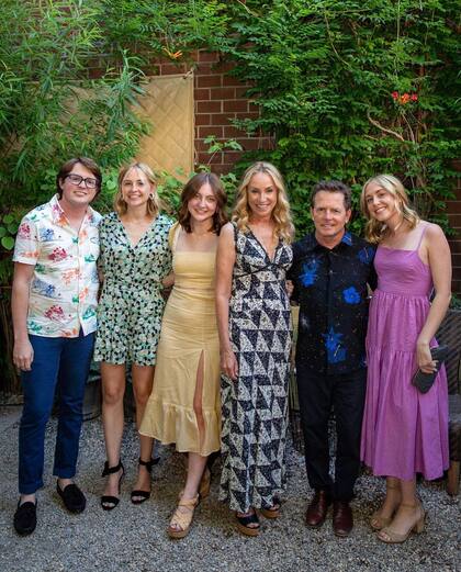 Michael J. Fox y la actriz Tracy Pollan están juntos desde 1988 y formaron una familia