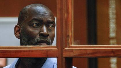 Michael Jace, hace dos años, en la Corte, a poco del crimen de su mujer