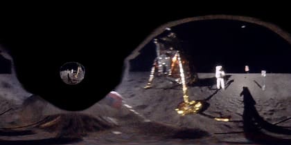 Michael Ranger se tomó el trabajo de editar la foto de los dos astronautas que llegaron a la Luna en 1969