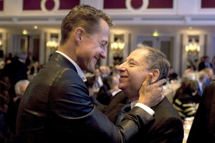 Michael Schumacher y Jean Todt en 2009