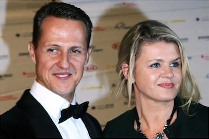 Michael Schumacher y su esposa Corinna, en una foto de archivo