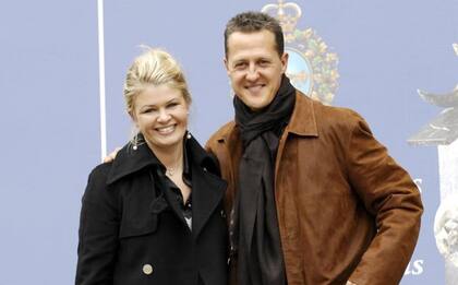 Michael Schumacher y su mujer, Corinna; aquellos tiempos felices