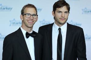 Michael y Ashton Kutcher