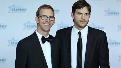 Michael y Ashton Kutcher