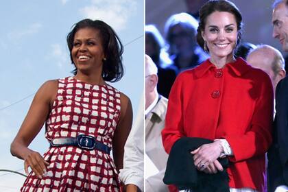 Michelle Obama y Kate Middleton apuestan a prendas low cost para armar sus outfits