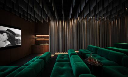 Microcine en el proyecto de Barrio Parque, Line Ocampo