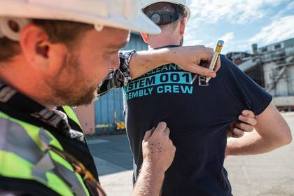 Miembros del equipo de The Ocean Cleanup