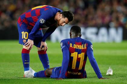 Mientras en Barcelona se respira tensión, Dembelé sufrió su novena lesión en menos de tres años