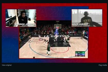 Un duelo virtual: Jones y Durant, mano a mano