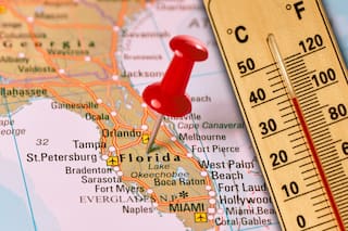 El mapa con las temperaturas en Florida: cómo impacta la ola de frío polar que acecha al resto del país