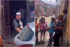 Migue Granados vivió un divertido y confuso episodio con un grupo de fans en Jujuy y su mujer lo compartió en redes (Foto: Captura de video)