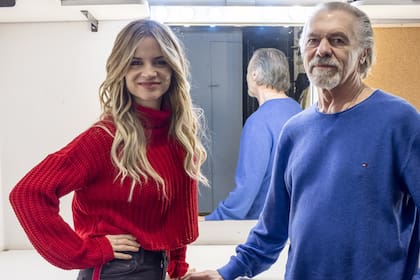 Miguel Angel Sola y Paula Cancio, protagonistas del éxito "Doble o nada" que se presentó en Buenos Aires y que ahora hacen en Madrid