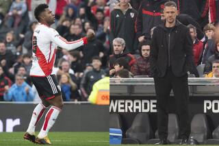 La curiosa explicación de Demichelis sobre la suplencia de Borja desató críticas y burlas