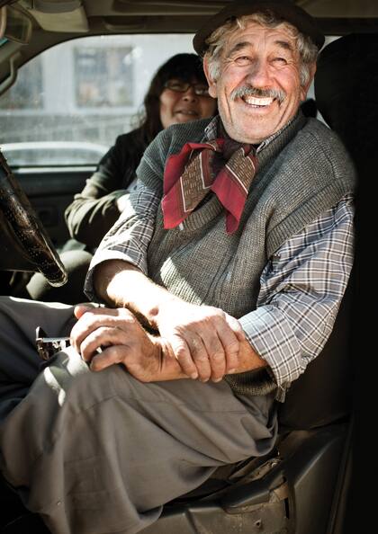 Miguel Gago, nieto de los primeros pobladores de la zona y conocedor como pocos de sus secretos.