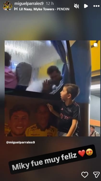 Miguel Parrales, jugador del Barcelona de Ecuador, agradeció la gentileza de Lionel Messi