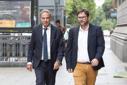 Miguel Pichetto y Oscar Agost Carreño