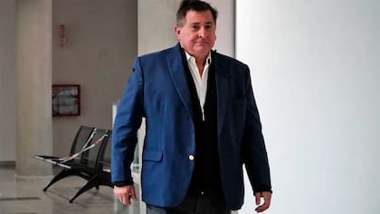 Miguel Rohrer, "El Francés", al llegar a los tribunales de Río Cuarto para declarar como testigo del juicio por el asesinato de Nora Dalmasso