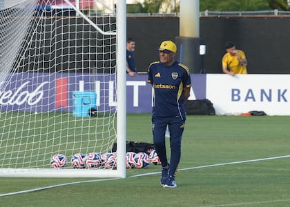 Miguel Russo en la práctica de este sábado en la Universidad de Barry