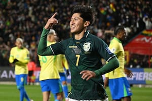 Miguel Terceros es la gran figura boliviana y el hombre que le dio el gol de penal (polémico) que llevó al repechaje de la Copa del Mundo a los del Altiplano