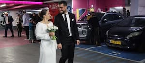 La historia del argentino que se casó en el subsuelo de un shopping en Israel en medio de la guerra
