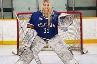 La arquera de hockey que abandonó el arco para vender contenido erótico en OnlyFans
