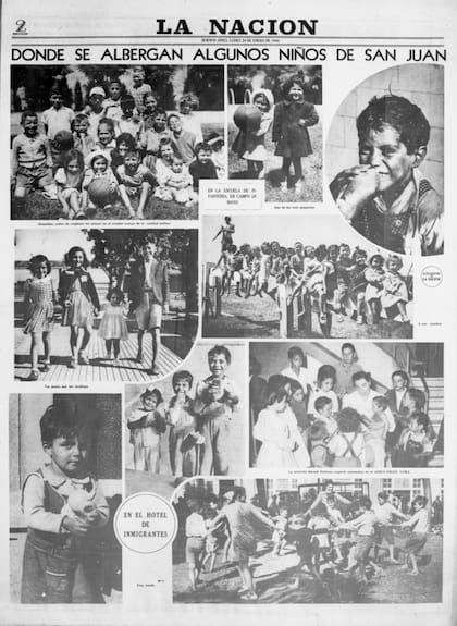 Mil niños quedaron huérfanos tras el terremoto de San Juan de 1944; muchos fueron trasladados a Buenos Aires