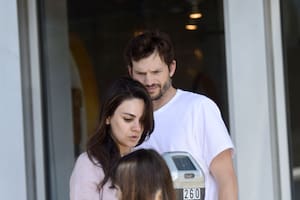 Los paseos familiares de Cameron Diaz, Natalie Portman y Mila Kunis con Ashton Kutcher