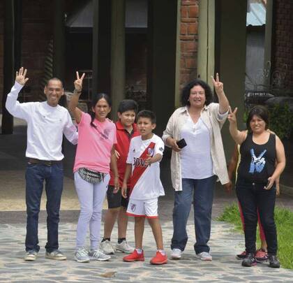 Milagro Sala, al llegar ayer a su domicilio