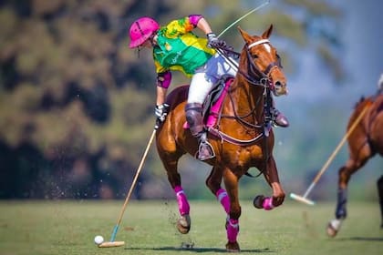 Milagros Sánchez en acción en Mendoza: tiene 21 años y muchas ganas de llegar a grandes objetivos