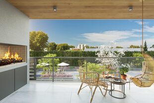MilAires integra casas con jardín, departamentos con balcón y parrilla propios y unidades con exclusivas terrazas verdes