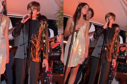 Milan Piqué cantó en el escenario y deslumbró con su talento (Foto: Captura de video / Instagram @chicasguapastv)