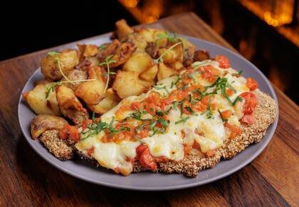 Milanesa de matambre a la napolitana de Rufino