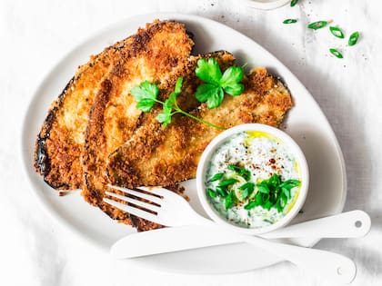 Milanesas de berenjena