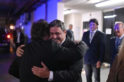 Milei con Lisandro Catalán en Tucumán