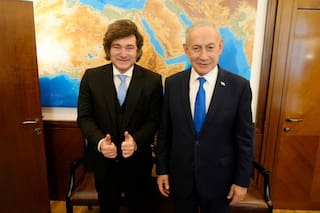 Milei visitó el Muro de los Lamentos y se reunió con Netanyahu