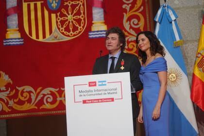 Milei, en España