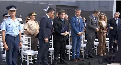 Milei en Córdoba para la presentación de los F-16