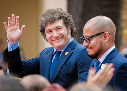 Milei en El Salvador