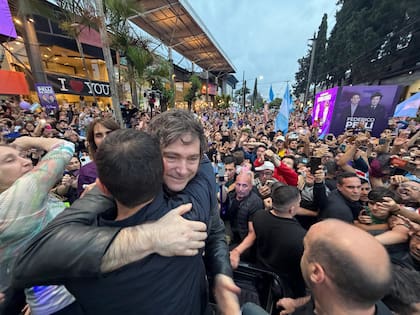 Milei, en el acto que encabezó en Tucumán.