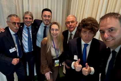 Milei en la Asamblea General de la ONU, 2025. Lugones; Adorni; Karina Milei; werthein; Patri; Caputo