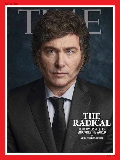 Milei, en la tapa de la revista Time: “El radical que sacude al mundo”