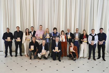 Milei, en uno de los encuentros con su Gabinete en la quinta de Olivos